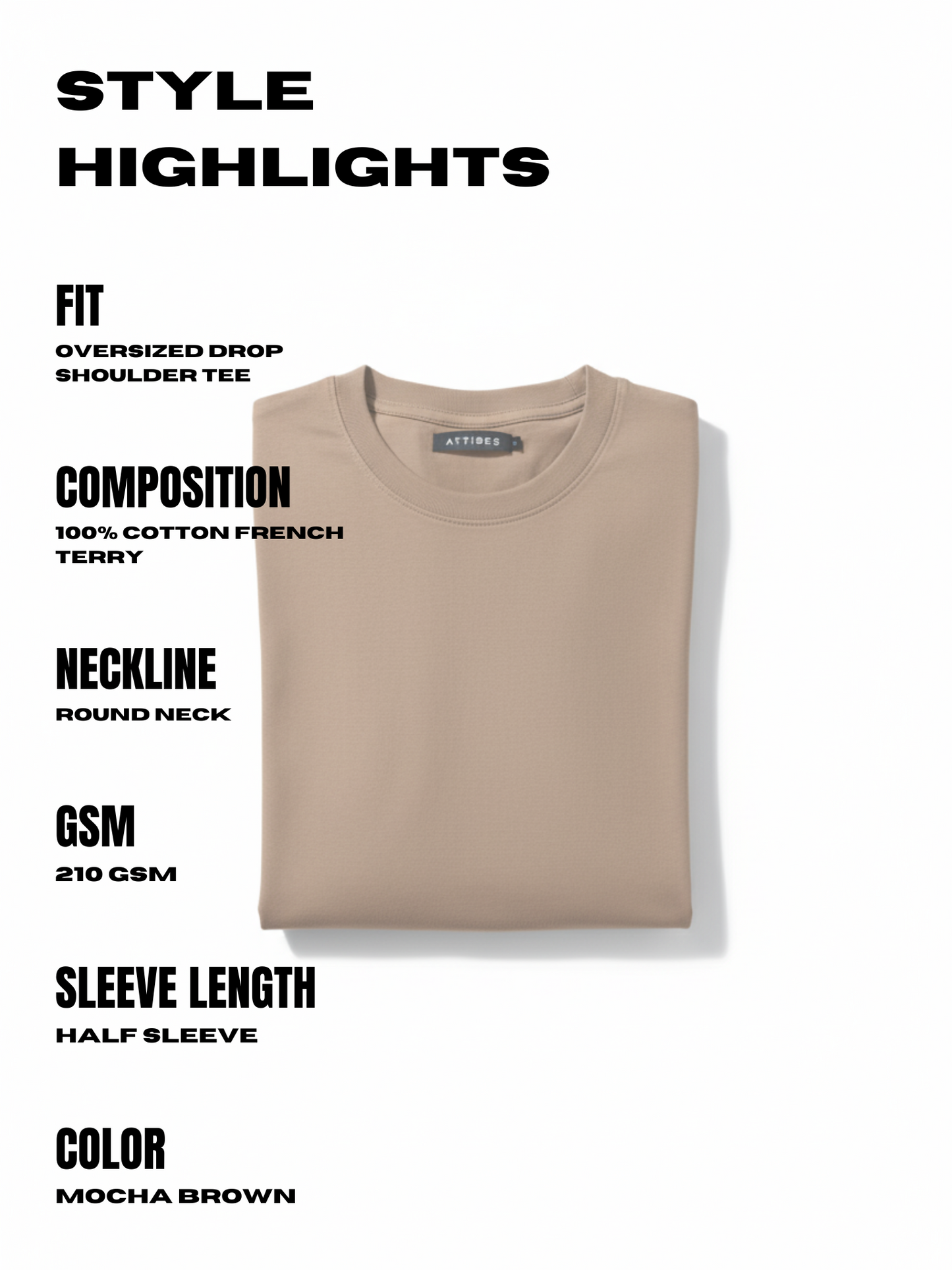 Basic Plain oversized tee