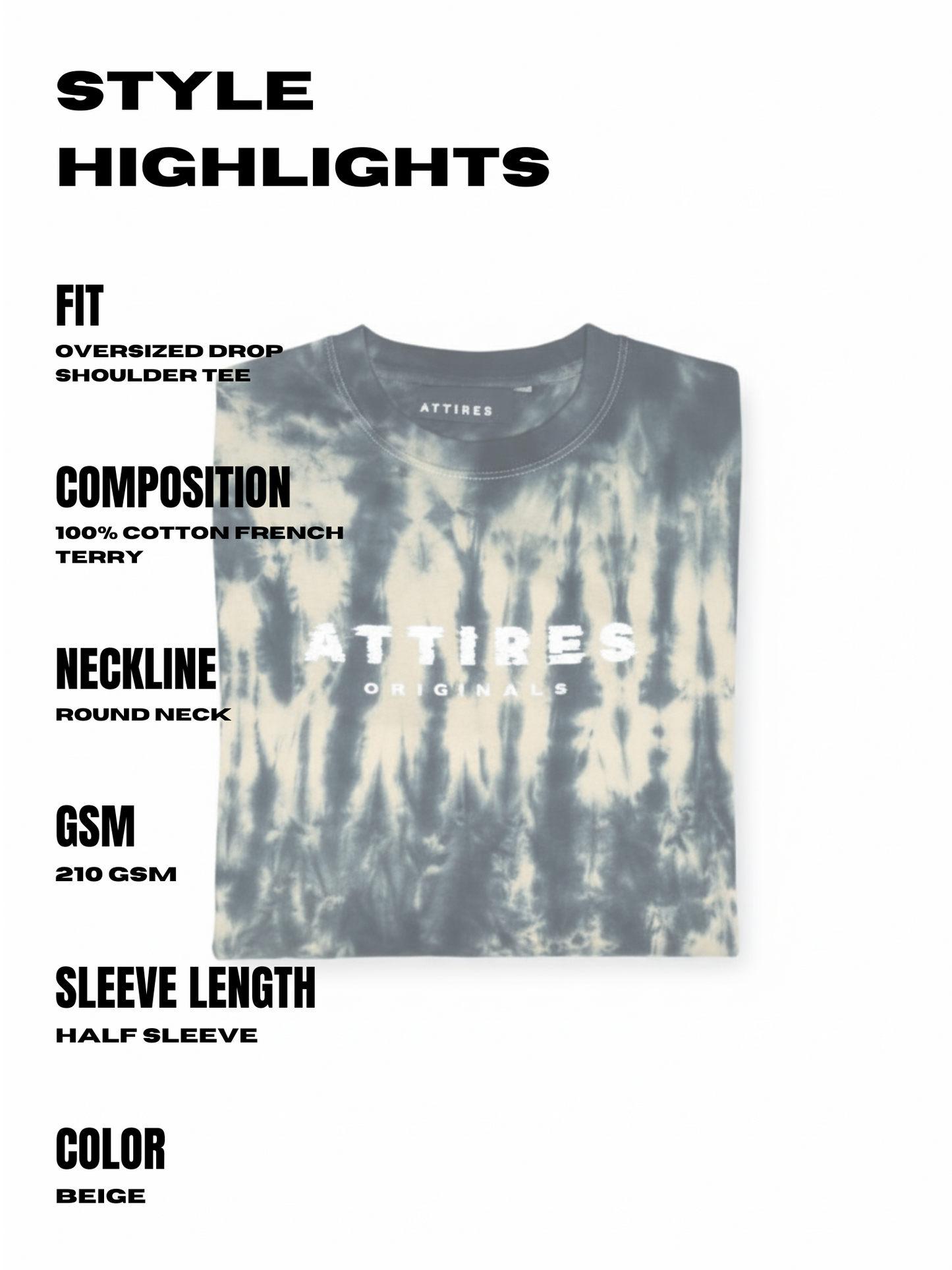 Oversized fit UNISEX Tee