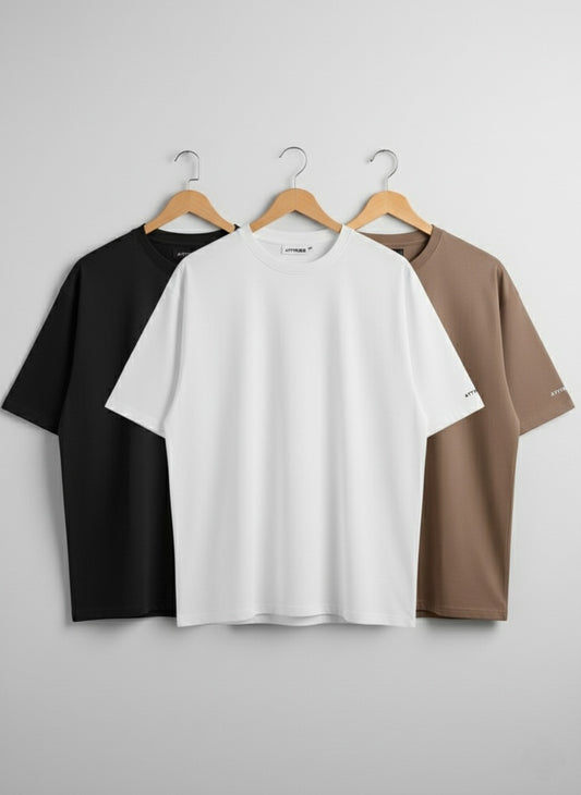 Combo of 3 Basic Plain tees