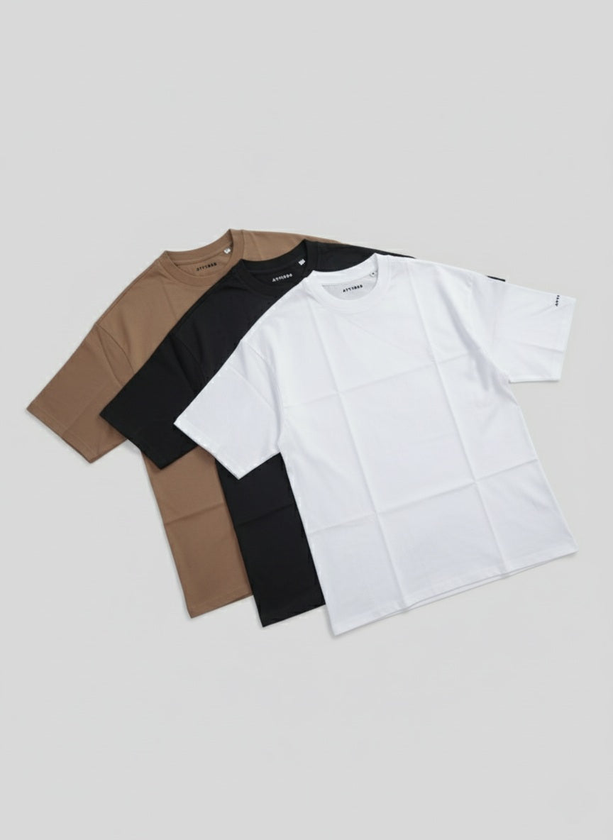 Combo of 3 Basic Plain tees